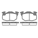 MGA 55130 Fren Balatası Ön Fişli Renault 9 Yeni Model R11 R18 R19 R21 CLIO I 90- Express / 106 II 96- 205 83- 305 309 405 / Zx 91- Saxo 96-