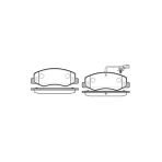 Mga 55148 Fren Balatası Arka Fişli Master Iıı 10- / Movano B 10- / Nv400 10- Çıft Teker Uyumlu