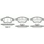 MGA 55152 Fren Balatası Ön Megane III 08- Scenic III 08- Fluence 08- Captur 13- / Duster 10- Dokker 12- Lodgy 12-