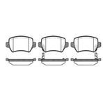 MGA 55185 Fren Balatası Arka Astra G 98- Astra H 04- Corsa C 00- Combo 00- Zafira B 05- Zafira A 99- Merıva A 03- Merıva B 10- / Ceed 12- Venga 09-