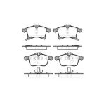 Mga 55187 Fren Balatası Ön Astra H 04- Corsa C 03-09 1.7 Cdtı Corsa D 06- 1.6 Turbo Corsa C 03-09 1.
