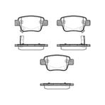 MGA 55267 Fren Balatası Arka Corolla Uyumlu Verso 04-07 Avensis 03-08 1.6