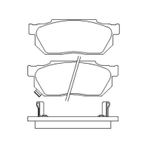 MGA 55314 Fren Balatası Ön Civic 88-91 Accord 83-85 Crx 83-87 Prelude 86-