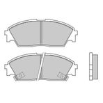 MGA 55315 Fren Balatası Ön Civic 87-91 Accord 85-89 Crx 87-91 Prelude 2.0 12V Prelude 86-