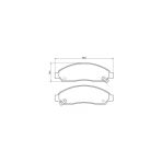 Mga 55372 - Ön Fren Balatası D-Max 2002 - 2011 4×4