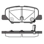 MGA 55501 Fren Balatası Arka 4008 12- / C4 Aircross 12- / Mazda 6 13- / Asx 10- Outlander 12-