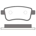 MGA 55566 Fren Balatası Arka Megane III 08- Megane IV 15- Scenic III 08- Fluence 08-