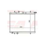 Mga 80141 Su Radyatoru Mekanik ( Peugeot : 206 1.4Hdi Dv4td 1.6 16V Tu5jp4 --04) 380X544x23 - -