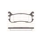 Mga Balata Fren Arka-(Mazda: 323-Lantis 9698 "1.8 16V") - -55347