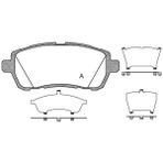 MGA Fren Balatası On- Mazda 2 2008- Subaru Justy 2007- Suzukı Swıft 2010- Mga 55641 Oem