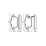 Mga Fren Balatasi On Wva 23709-23710 - ( Opel: Corsa D 1.3 Cdti 90 Bg 07 06- / Fiat : Doblo 05- Ym Linea