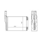 Mga Kalorifer Radyatörü Mekanik Renault R9 R11 213X158X42 Mga 81300