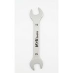 MGA Tools İki Ağızlı Açık Ağız Anahtar, Vanadyum Çelik, Oto Tamir, Mobilya Kurulum ve Ev Bakım Onarım İçin El Aleti (18x19)