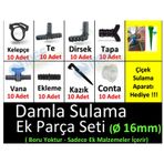Mgf Damlama Sulama Ek Parçaları Aparatları Karışık Kurtağzı Set