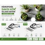 Mgf Plast 10 Takım (40 Saksı) / (25cm Boru Uzunluk) / Hazır Saksı Damla Sulama Seti 5mm Hortumlu 4’lü Ahtapot Kök Sulama Sistemi