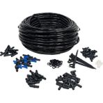 Mgf Plast Mgf 16MM Damla Sulama Sistemi Hortumu Borusu ve Ek Parçaları Seti (Mt. Seçeneklidir) - 400 mt / 50 cm