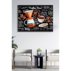 Mgi Design Kanvas Tablo, Mutfak Yemek Odası, 35x50 cm, Kahve Temalı Dekoratif Duvar Tablosu