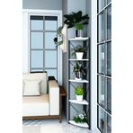 Mgr Office 5 Raflı Metal Köşe Çiçeklik Saksılık Rafı Dekoratif Aksesuar Rafı