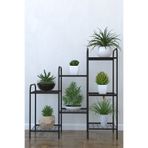 Mgr Office 7 Raflı Dekoratif Metal Saksılık, Çiçek Rafı, Çok Amaçlı Raf, Ev ve Bahçe Dekoru