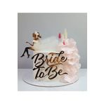 Mgs Bride to be pleksi pasta süsü + kız pleksi takım