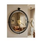 Mgs DUVAR SAATİ TİNATTİ BLACK BRONZ AYNALI DUVAR SAATİ