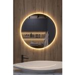MGS GROUP 60 Cm Ve 70 Cm Gün Işığı Ledli/banyo Aynası/makyaj Aynası/yuvarlak Ayna Dokunmatik (dimmer Özellikli