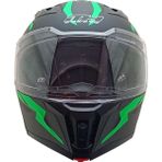 Mh 928 Çene Açılır Mat Yeşil Kask