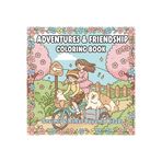 M&H Coloring Adventures & Friendship - 21x21 cm Boyama Kitabı, Çocuk ve Yetişkinler için