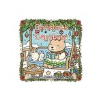 M&H Coloring Christmas Capybara - 21x21 cm Boyama Kitabı, Çocuk ve Yetişkinler için