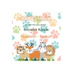 M&H Coloring Hayvanlar İngilizce Türkçe- 21x21 cm Eğitici Boyama Kitabı Çocuk ve Yetişkinler için