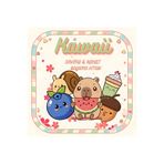 M&H Coloring Kawaii - 21x21 cm Boyama Kitabı, Çocuk ve Yetişkinler için