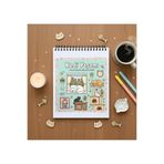 M&H Coloring Kedi Yaşamı - 21x21 cm Boyama Kitabı, Çocuk ve Yetişkinler için