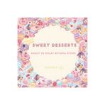 M&H Coloring Sweet Desserts - 21x21 cm Boyama Kitabı, Çocuk ve Yetişkinler için