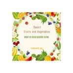 M&H Coloring Sweet Fruits and Vegetables - 21x21 cm Boyama Kitabı, Çocuk ve Yetişkinler için