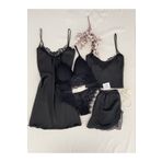 MH Moony Homewears 5'li Forever Saten Gecelik Pijama İç Giyim Çeyiz Seti