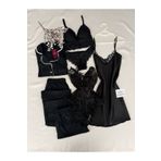 MH Moony Homewears Kutulu Sabmarina Pamuklu Pijama Saten Gecelik Iç Giyim Çeyiz Seti