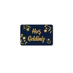 M&H Quality 4455615ghgb44651001 Hoş Geldiniz Yazılır Dekoratif Dış Kapı Önü Ve Iç Mekan Paspası Yıkanabilir