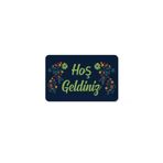 M&H Quality 545448712000qq Hoş Geldiniz Yazılır Dekoratif Dış Kapı Önü Ve Iç Mekan Paspası Yıkanabilir