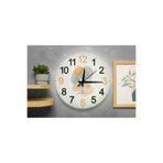 M&H Quality 5612981560055 Pozitif Enerji Temalı Dreamcatcher Duvar Saati Sessiz Mekanizmalı Mdf Duvar Saati –