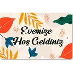 M&H Quality Dijital Baskılı 3D Kapı Önü Paspas Çiçek Desenli Ev Içi ve Dışı Banyo Mutfak Çocuk Odası Için kullanılabilir - Bej - Krem - 45 x 70 cm