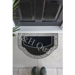 M&H Quality Yarım Ay Modeli Welcome Yazlı Kapı Önü Paspası Gümüş Rengi 585874532