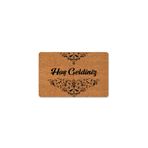 M&H Quality(449) Dijital Baskılı kapı önü paspas Hoşgeldiniz Çok Amaçlı Iç ve Dış Kapı Paspası Kahve - Krem 45 x 70