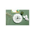M&H Quality(459) İslami Motifli Dekoratif Sessiz Mekanizma Duvar Saati – Modern ve Şık Tasarım Yeşil 40 x 40