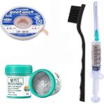 MHM Krem Lehim Solder Paste 183°C SN63/PB37 50G Flux Lehim Toplama CP3015 Lehim Emme Teli 3,0 mm