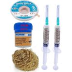 MHM Mechanic Krem Lehim 183°C 42G Flux Lehim Toplama CP-2515 Emme Teli 2,5mm Havya Uç Temizleme SET03