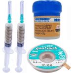 MHM Mechanic Krem Lehim 183°C Noclean SN63 - PB37 42G Lehim Toplama CP-3515 Emme Teli 3 5mm 4lü Set -