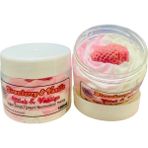 Mhyssa Naturals Strawberry & Vanilla Body Butter / Nemlendirici Doğal Vücut Kremi (Çilek & Vanilya Aromalı, 100ML) - 100ml çilek vanilya butter