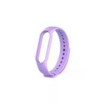 Mi Band 5-6 Icin Silikon Kordon Lila