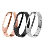 Mi Band 5 Band 6 Metal Örgü Kordon Baklalı KRD-04