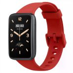 Mi Band 7 Pro İle Uyumlu Yumuşak Soft Silikon Tokalı Kordon Kırmızı